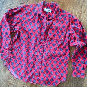 Westbound VINTAGE Red and Blue Patterned Shirt